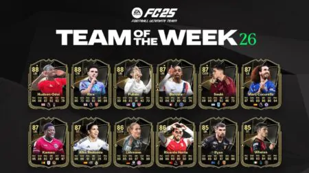 FC 25, Tutti i giocatori del TOTW 26