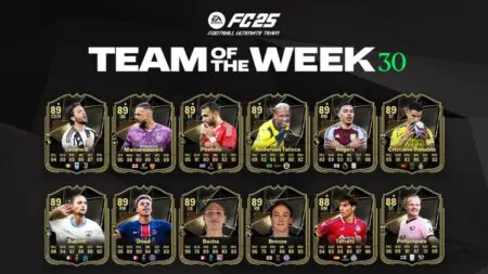 FC 25, Tutti i giocatori del TOTW 30