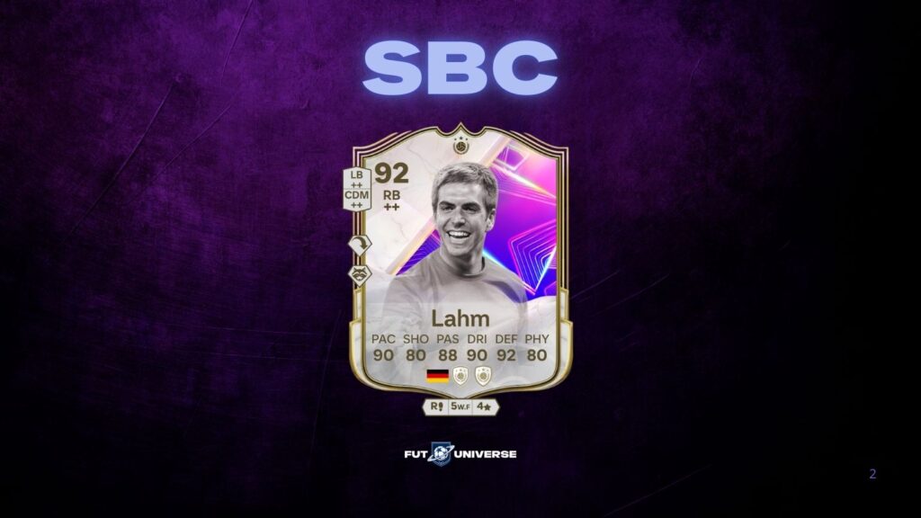 Le SBC di FC 25, Philipp Lahm (Sognatori UEFA)