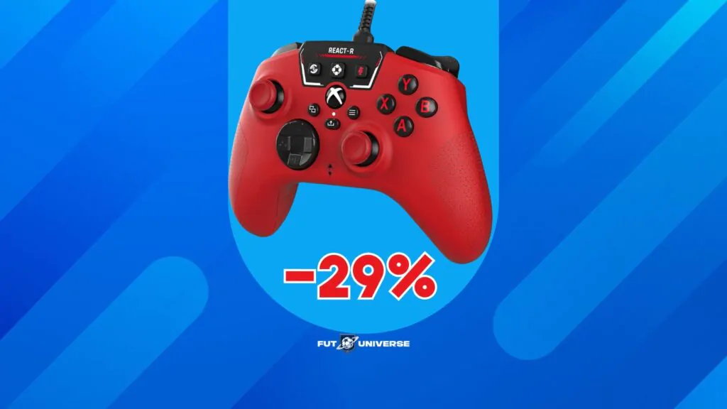 Turtle Beach React-R in offerta: -29% su uno dei migliori controller cablati per Xbox e PC!
