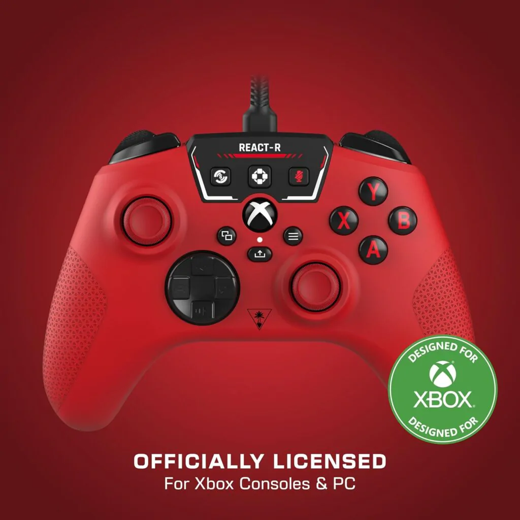 Controller Turtle Beach React-R Rosso per Xbox e PC