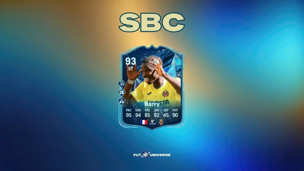 Le SBC di FC 25: Barry Menzioni d’onore