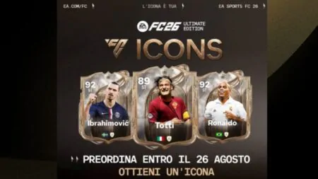 EA Svela le Statistiche Ufficiali delle Icone per il Pre-order di FC 26