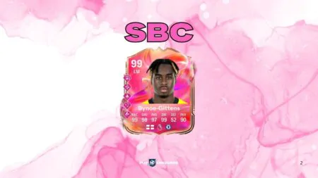 FC 25 SBC FUTTIES Jamie Bynoe-Gittens con OVR 99